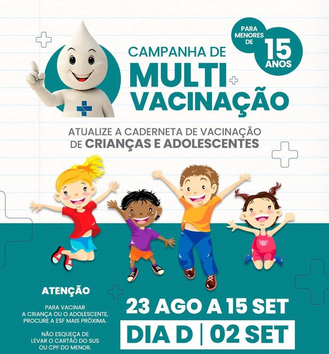 Começa a Campanha Multivacinação para criança e adolescente em Mangaratiba