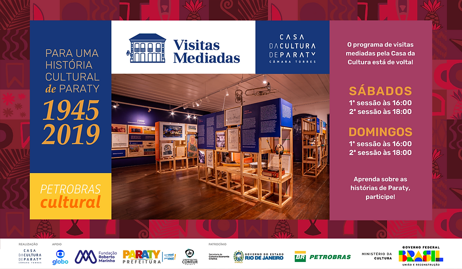Exposição ‘Para uma história cultural de Paraty 1945-2019’