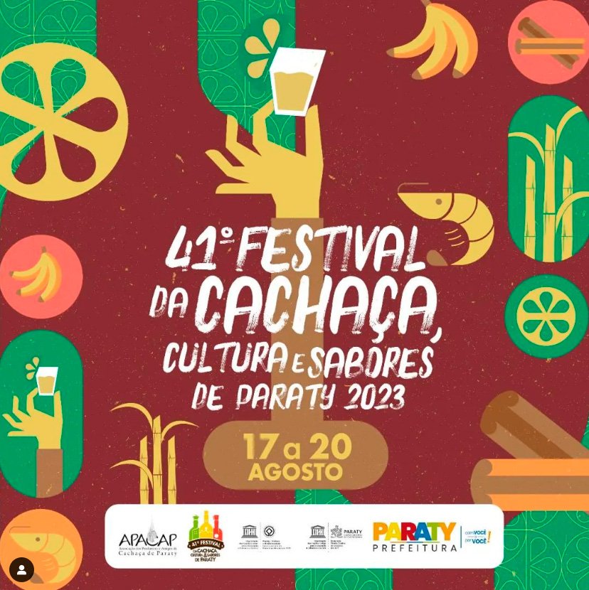 Tradicional Festival da Cachaça, Cultura e Sabores começa na próxima semana em Paraty