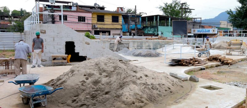 Obras do complexo esportivo da Nova Angra avançam