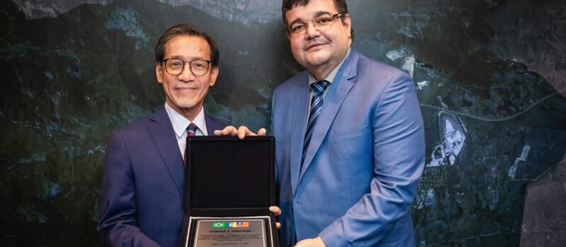 Novo representante de Taiwan, Benito Liao visita Itaguaí